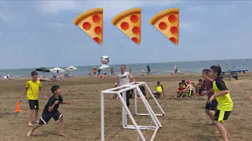 Теннисбол на берегу Каспийского моря! Г. Избербаш турбаза «Прибой» 🏖
