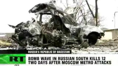 Reports Suicide bomber dressed as cop set off blast in Dagestan's Kizlyar.flv