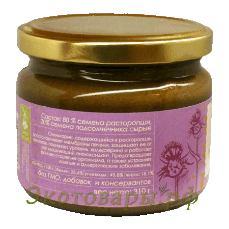 Урбеч из семян расторопши "Живой продукт" (Дагестан) / 200 г-2