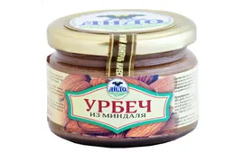 МИНДАЛЬ, 100% ТРАДИЦИОННЫЙ фермерский урбеч из ореха МИНДАЛЯ БЕЗ ДОБАВОК, подходит СЫРОЕДАМ, ДИДО, ДАГЕСТАН, 250 гр