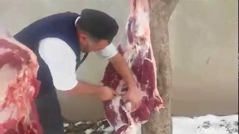 Дагестан Охли как разделать ножку на сушку.