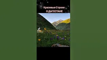 #Стихотворение #Дагестангоры Красивые стихи о Дагестане 💞