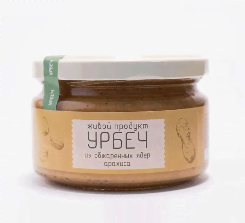 Урбеч из обжаренного арахиса "Живой продукт" Дагестан / 200 г